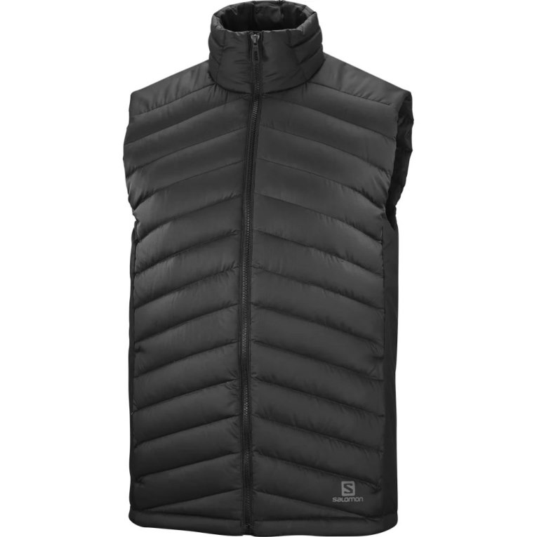 Coletes Isolados Salomon Essential Xwarm Down Masculino Pretas | PT E21543